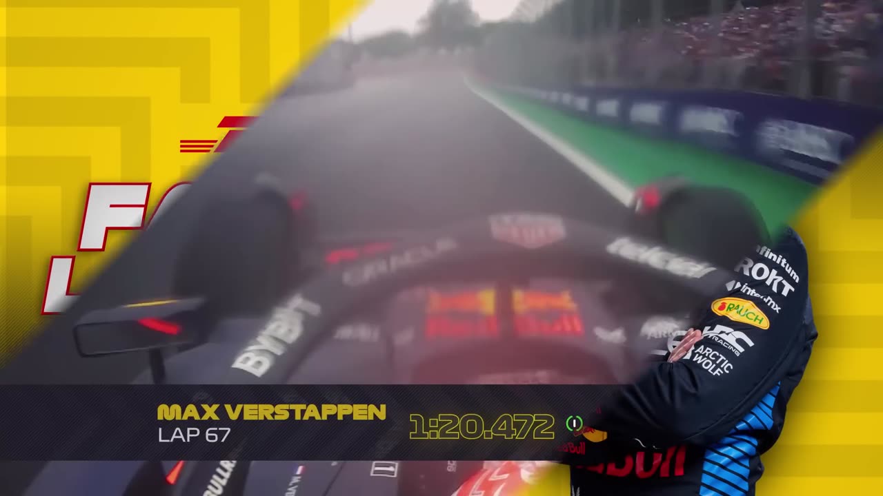 DHL Fastest Lap Award 2024 Brazilian GP (Max Verstappen Red Bull Racing)