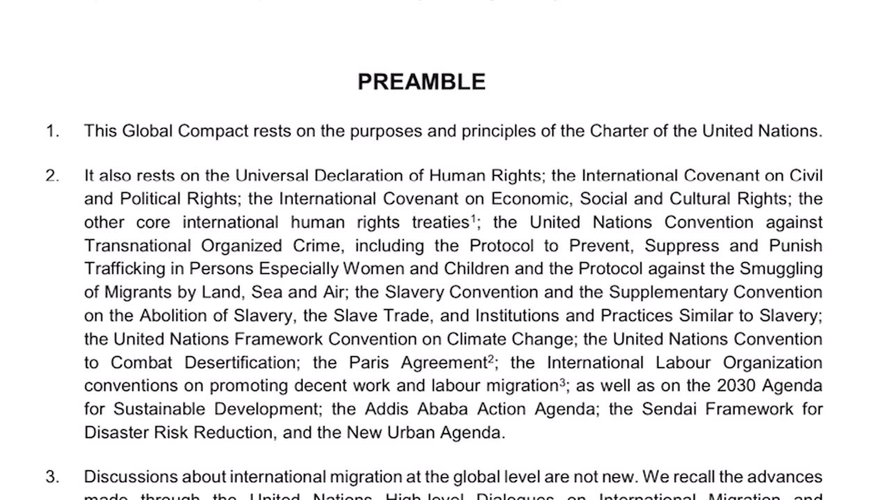 UN global compact for migration