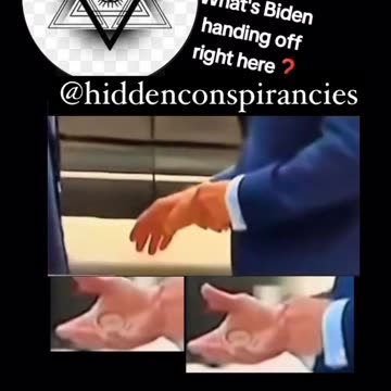 What's Biden Handing Off There?