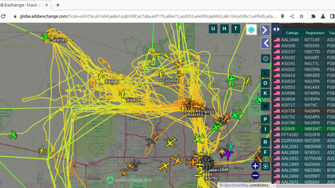 Skywest Invasion continues over Arizona - Feb 1st 2024 -