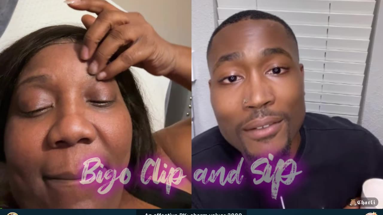 TomiKay lines Charlie who tells her someone out her address in his comments 3/29/24 #bigoclipandsip