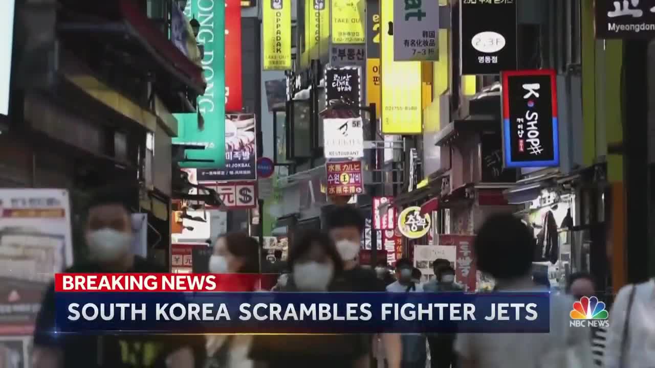 South Korea Scrambles Fighter Jets In Response To North Korean Aircraft