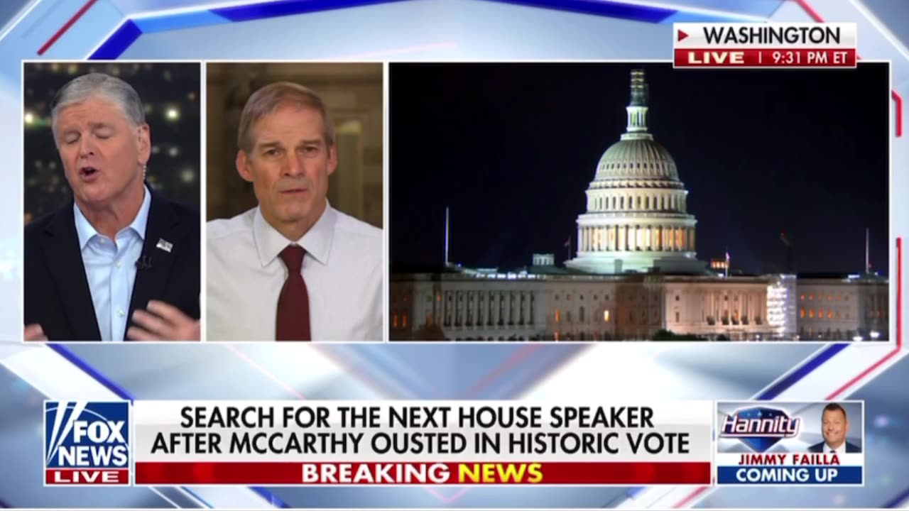 Hannity sources - Trump to endorse Jim Jordan for speaker