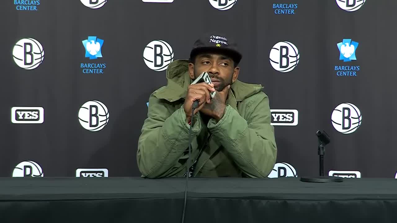 Kyrie Irving Talks RETURN, Postgame Interview