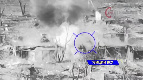 A precise artillery hit on an AFU observation post