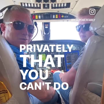 An airline mechanic flys private
