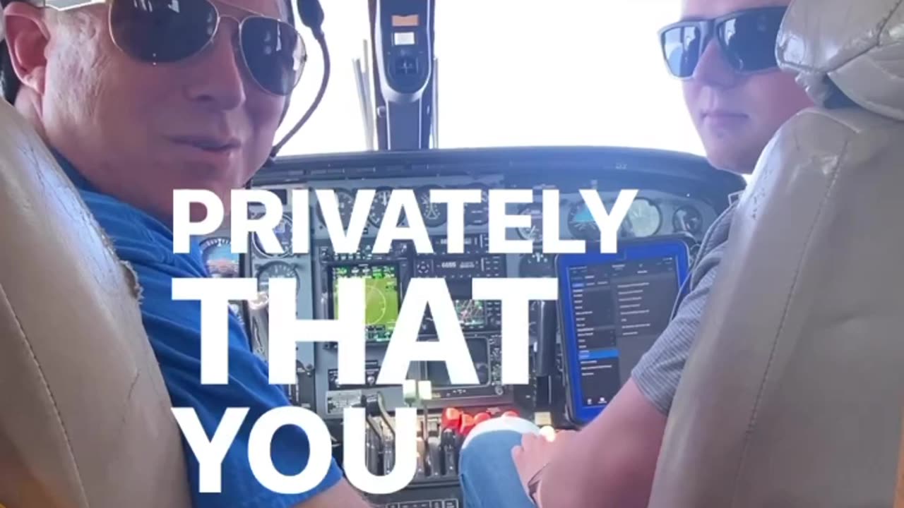 An airline mechanic flys private
