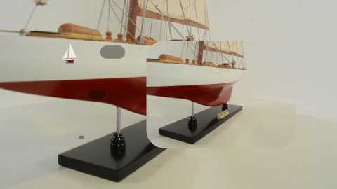 Endeavour Painted L60 - Wooden Ship Model from OMH