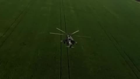 Footage from Ukrainian Helicopter Pilots