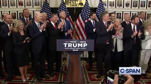 C-SPAN -President Trump Speaks "There's tremendous unity in the Republican Party."