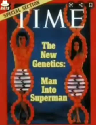 Examples of the genetic engineering and transhumanist propaganda.