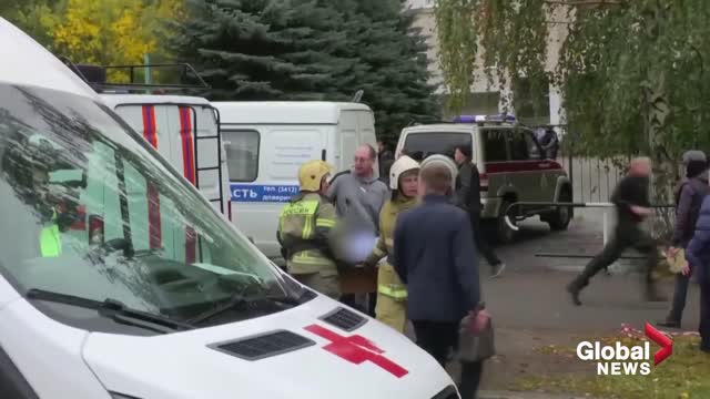 Swastika-wearing ex-student kills 15 in Russian school shooting