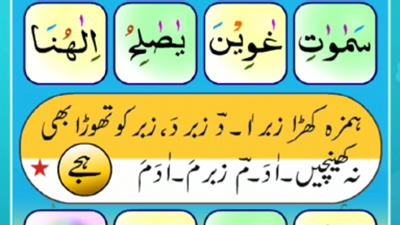 IQRA AL QURAN Madani Qaida Noorani Qaida Lesson 9 l إقرأء ألقرآن ، نوراني قاعده ، مدني قاعده