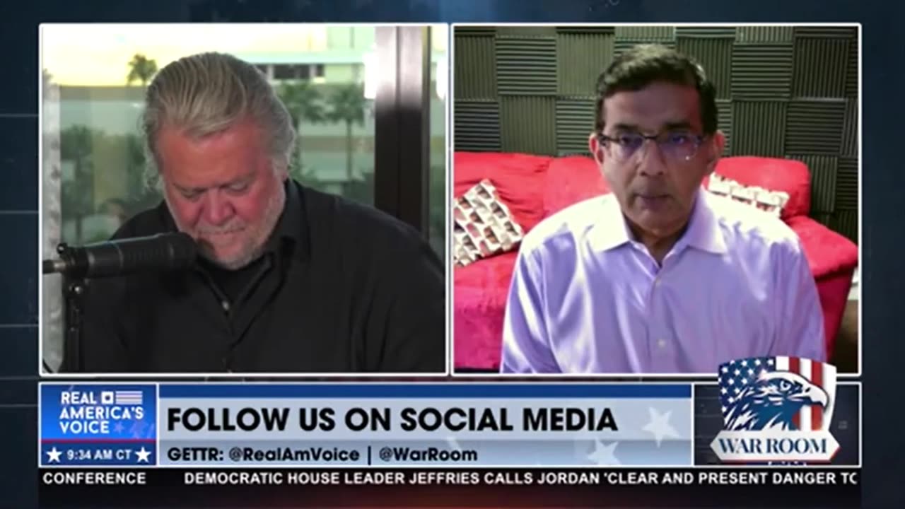 Dinesh D'Souza Joins Steve Bannon to Talks 'Police State' Movie - Our New American Reality