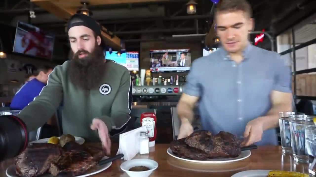 TORONTO'S BIGGEST STEAK CHALLENGE | WITH BEARDMEATSFOOD | Undefeated Food Challenge | Man Vs Food