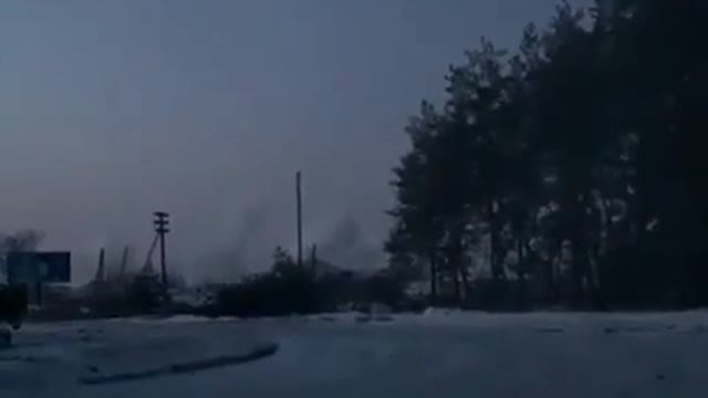 🇬🇧Russian artillery pounding the Ukrainian positions at Bakhmut.