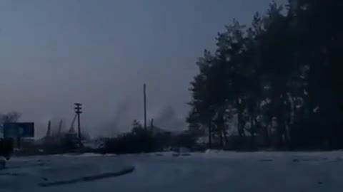 🇬🇧Russian artillery pounding the Ukrainian positions at Bakhmut.