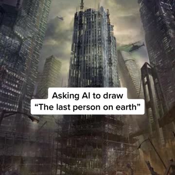 Asking AI to draw " The Last Person On Earth