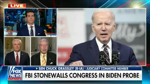 Grassley, Comer on Fox: The FBI is Covering for President Biden
