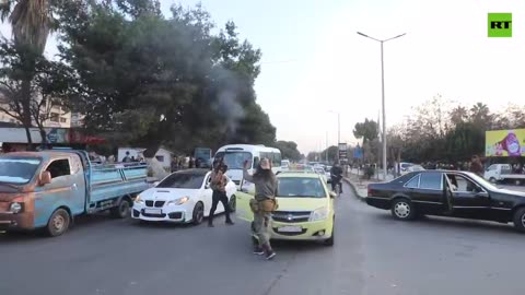 ISIS flag spotted on militants’ car in Syrian city of Homs