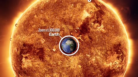 Size of Earth and Sun