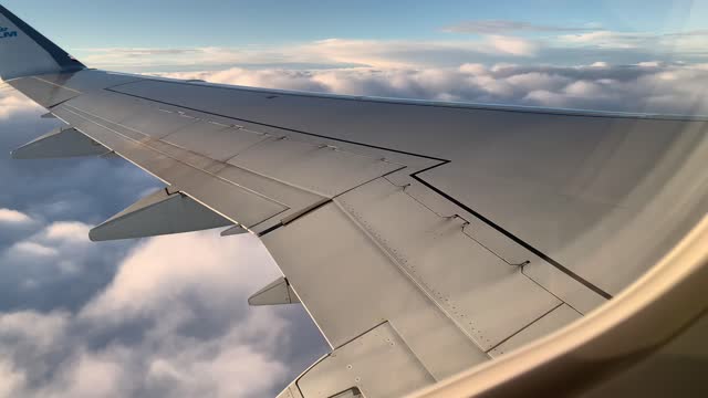 Sunrise 30000 Feet High In The Air Soaring