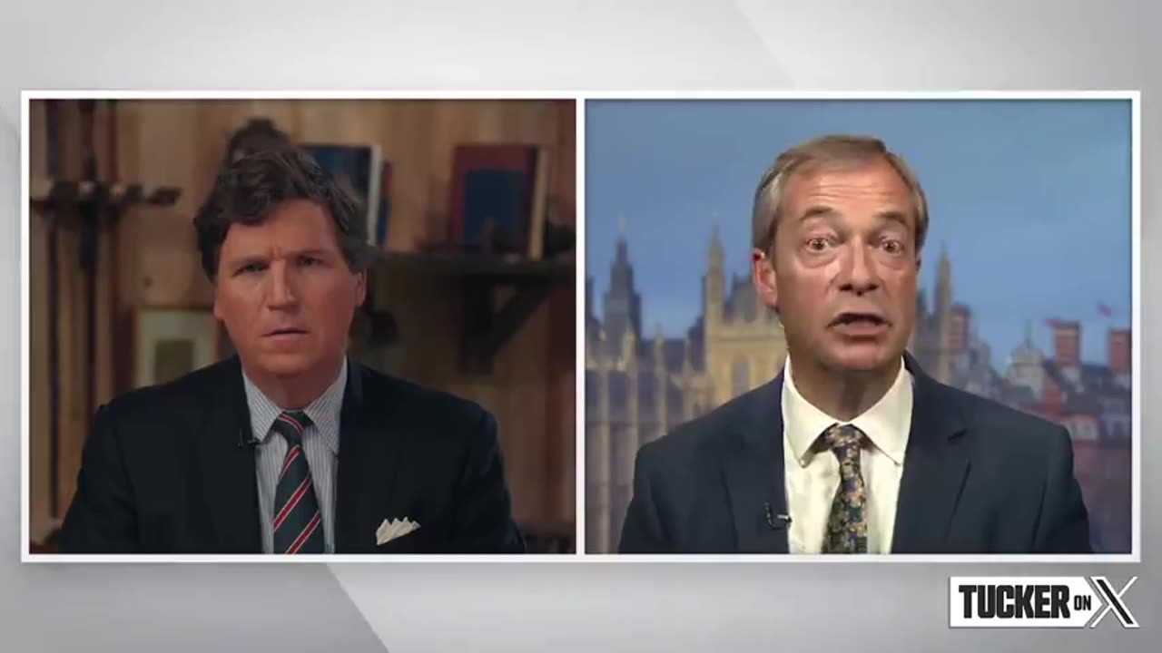 Tucker on X: Nigel Farage - Starting to notice a pattern?