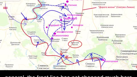 Russian actions prevented the AFU from accumulating enough troops to attack the rear of the Liman