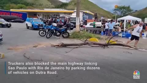 Brazilian Truckers Create Multiple Blockades In Support Of Bolsonaro