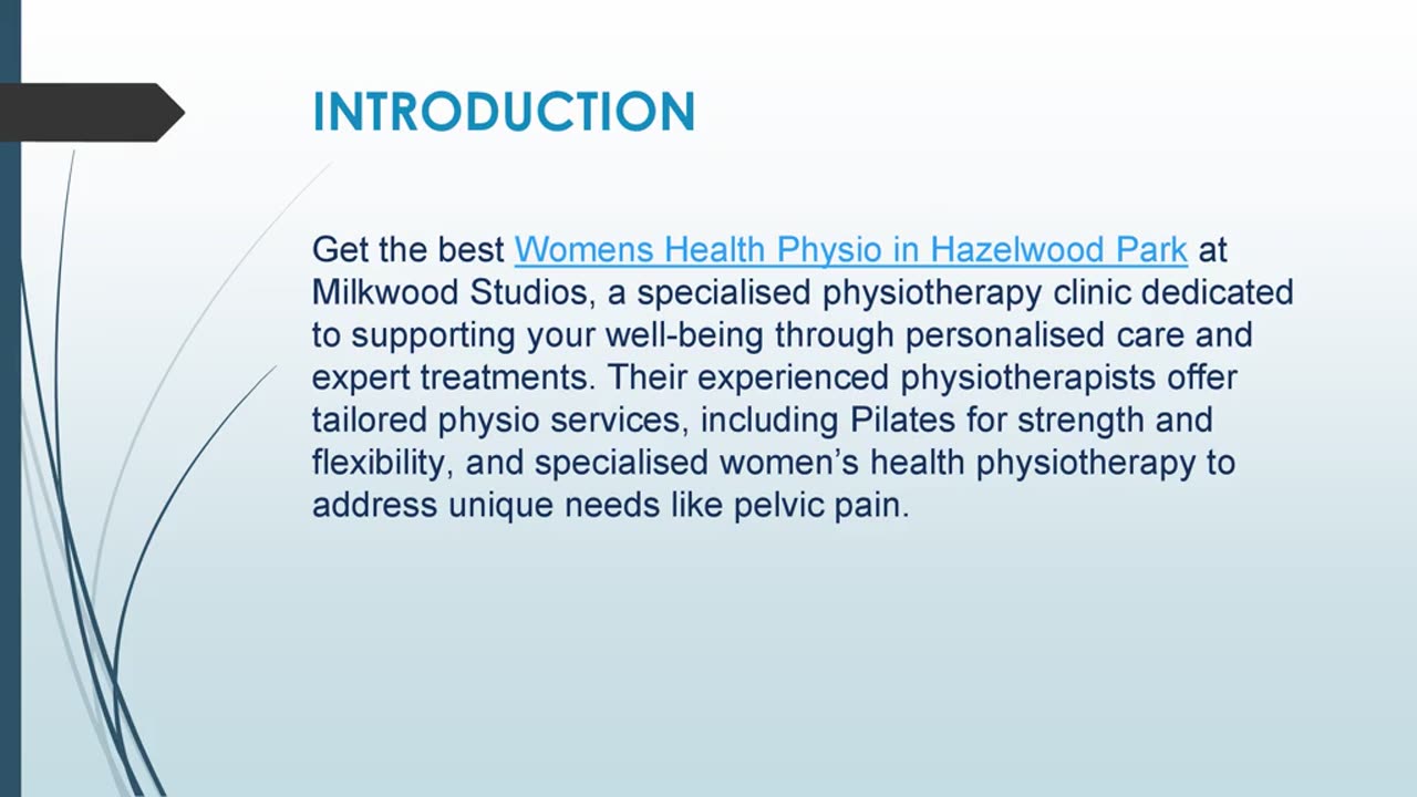 Get the best Womens Health Physio in Hazelwood Park