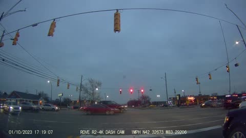 Roundtrip Drive From Silvery Lane/Ford, Dbn; To Walgreens, Ford Rd, Dbn Hgts, MI, 1/10/23