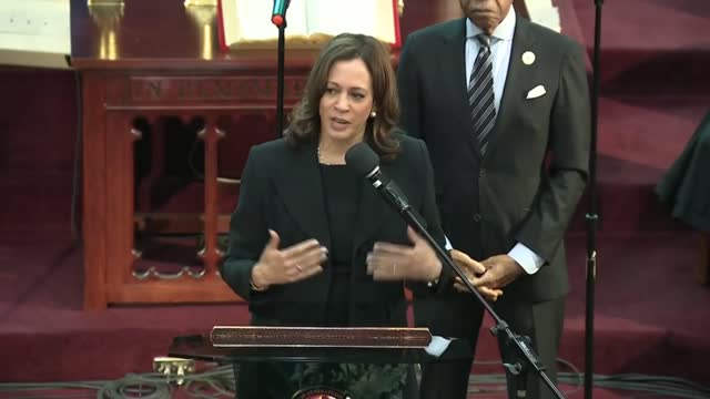 Kamala Harris Uses Buffalo Funeral To Attack America