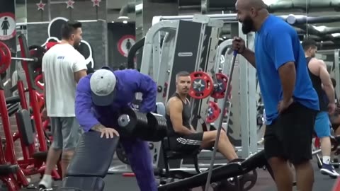 CRAZY OLD MAN shocks GIRLS in the gym Prank #3 _ Aesthetics in Public