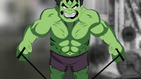 When Hulk in zym #hulk #funny #video #animation #rumble