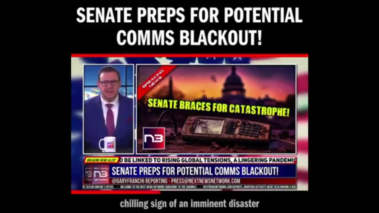 SENATE PREPARES FOR UPCOMING BLACKOUT! - ISSUES SATELITE PHONES!