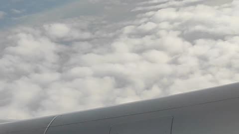 Window seat sky view