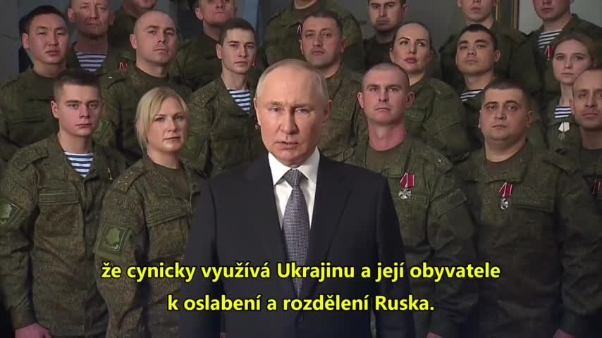 Novoroční projev Vladimira Putina k přivítání roku 2023, Titulky CZ