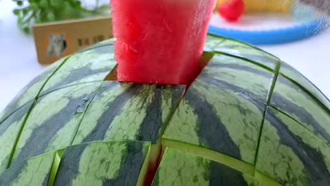 Cat making delicious drink