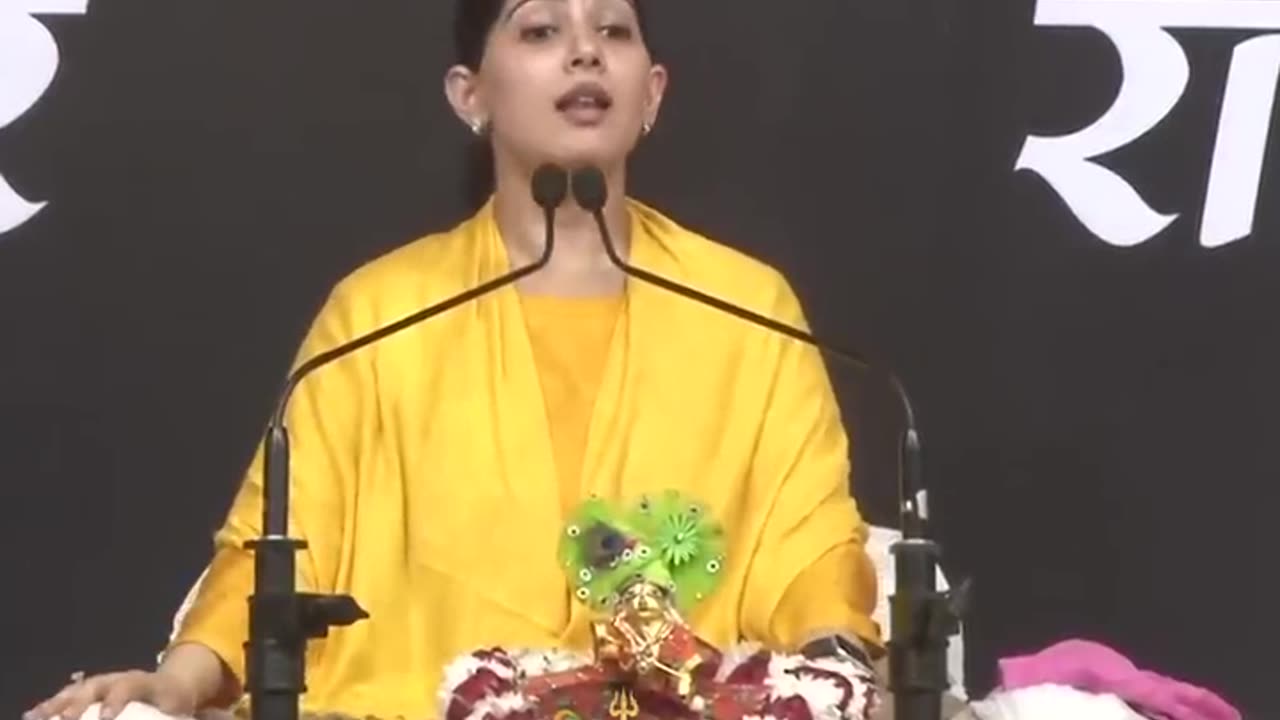 Jaya kishori's video on Bhagwan's birthday