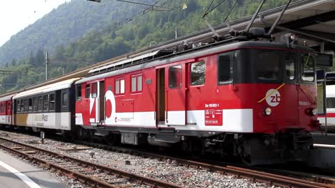 Swiss Rail at Interlaken Ost - 2013