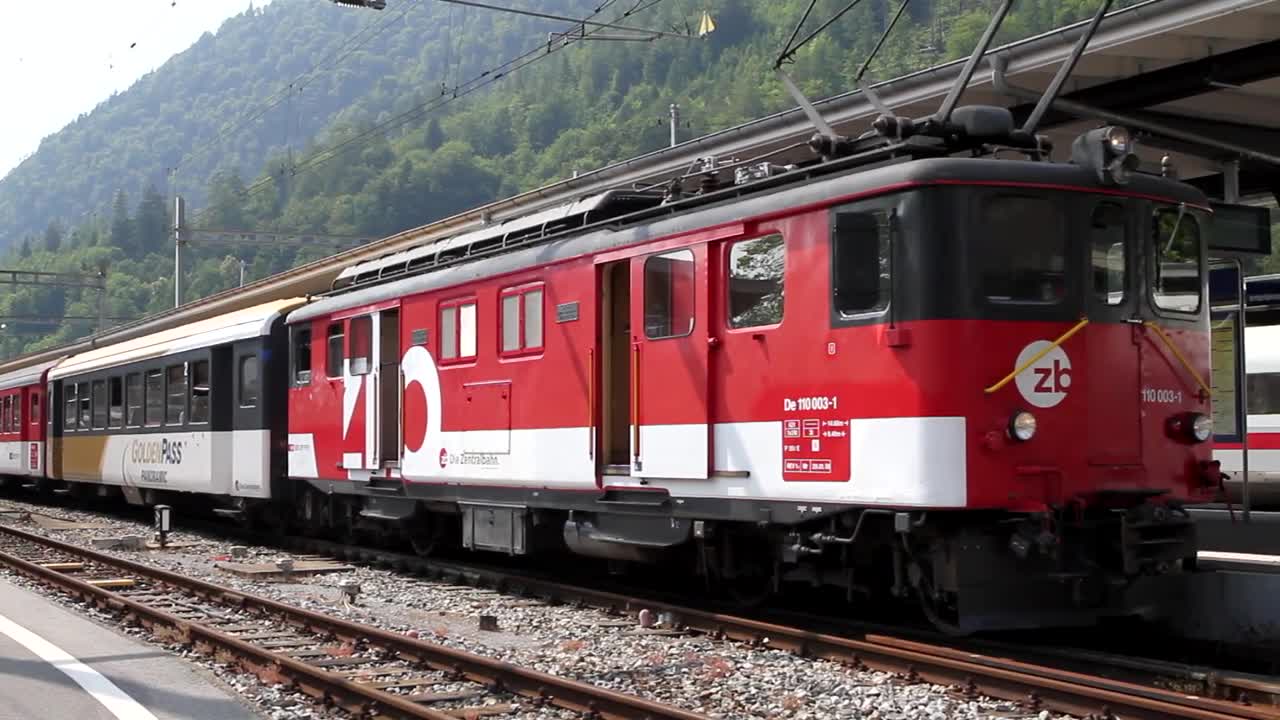 Swiss Rail at Interlaken Ost - 2013