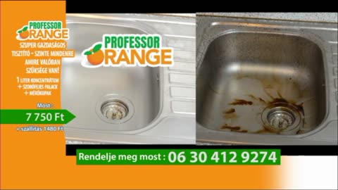 Teleproshop - Professor Orange tisztítószer