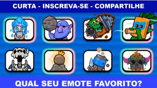 ALL EMOTES CLASH ROYALE PART 12