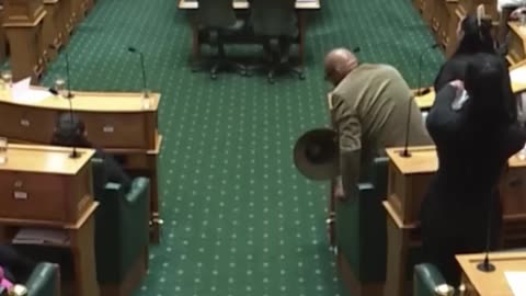 Haka Interrupts Parliament