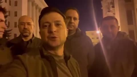 Feb. 25, 2022: Zelensky stays in Kyiv,
