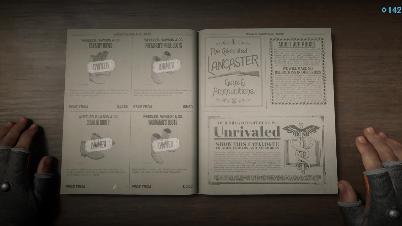 Finally own every variation of everything in the Wheeler, Rawson and Co. catalog - Red Dead Online