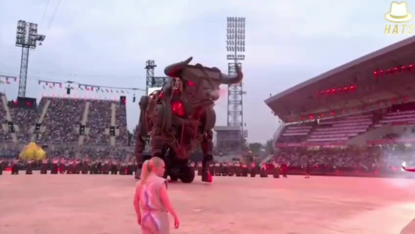 👁👁👿👿 Satanic opening ceremony in the UK for the 2022 Commonwealth Games.