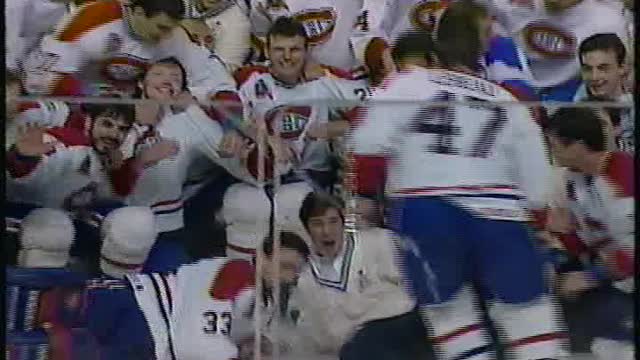 Le 5 ieme match de la final de la coupe Stanley de 1993 Kings de Los Angeles vs Canadien de Montréal