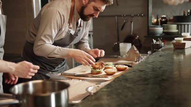 Making burgers
