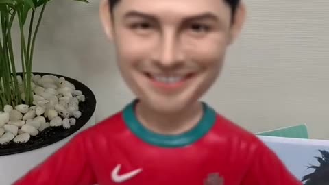 Cristiano Ronaldo made from polymer clay, sculpture timelapse [Clay Artisan JAY] #Shorts